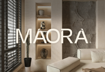 Identité visuelle MAORA - branding et logo intérieur design