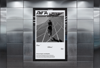 Affiche publicitaire pour promouvoir un événement sportif avec un visuel dynamique à Obernai près de Strasbourg.