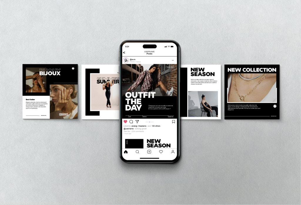 Carrousel multi-slides engageant pour une stratégie social media efficace
