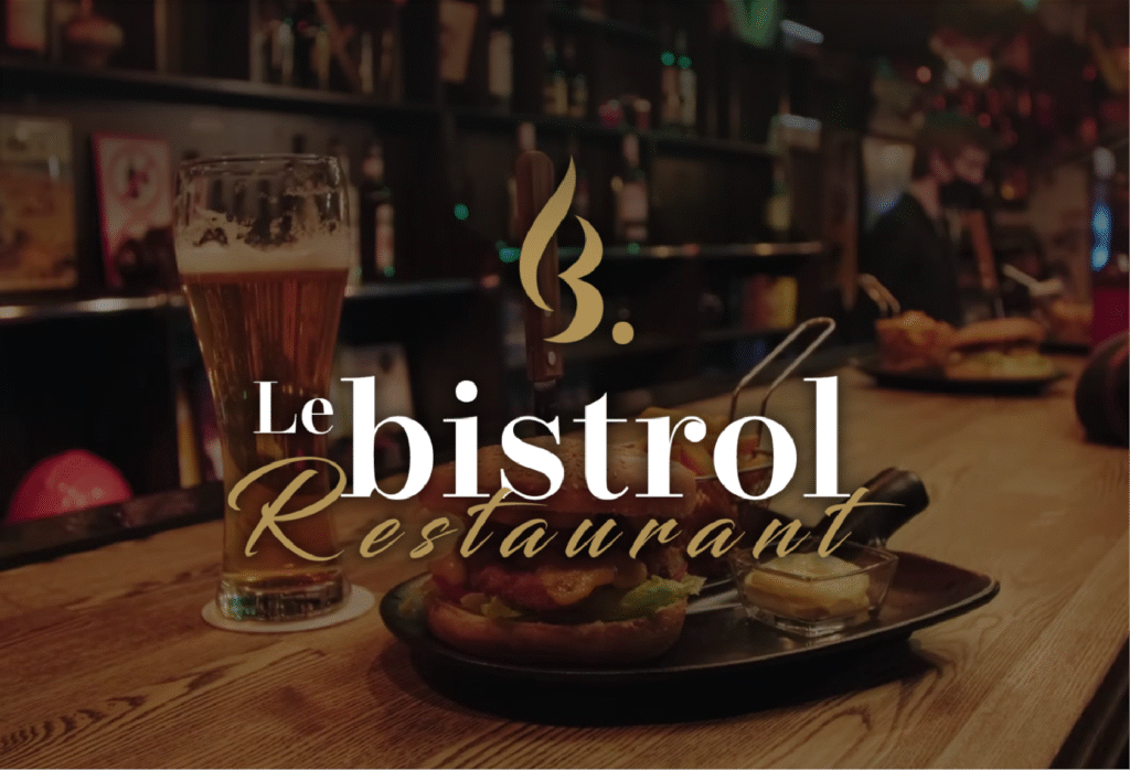 Création de l’identité visuelle pour le restaurant gastronomique Le Bistrol, un univers chaleureux et raffiné