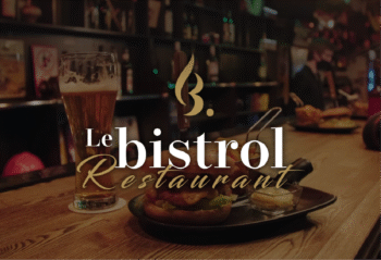Création de l’identité visuelle pour le restaurant gastronomique Le Bistrol, un univers chaleureux et raffiné