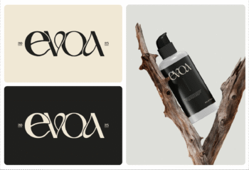 Logo cosmétique naturel et raffiné, branding beauté