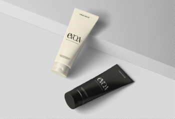 Packaging tube de crème cosmétique haut de gamme avec design épuré et luxueux