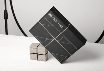 Packaging de boîte sur mesure réalisé par un studio de design