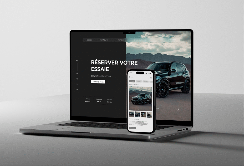 Site garage automobile premium par OXO Studio, intervenant à Strasbourg depuis Obernai