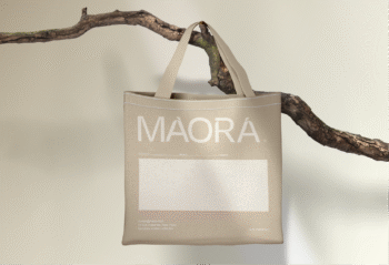 sac minimaliste décliner d'une identité visuelle conçu à Obernai près de Sélestat
