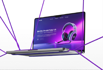 Site gaming immersif réalisé par OXO Studio, studio web à Obernai en Alsace