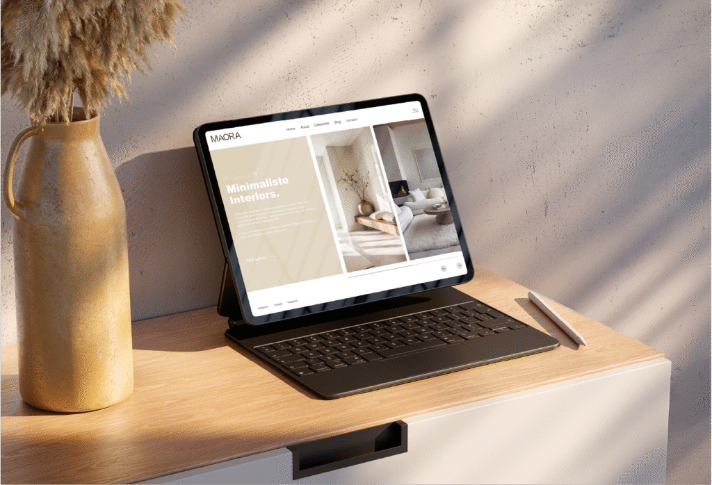 Site Maora conçu par OXO Studio, webdesigner à Obernai près de Molsheim