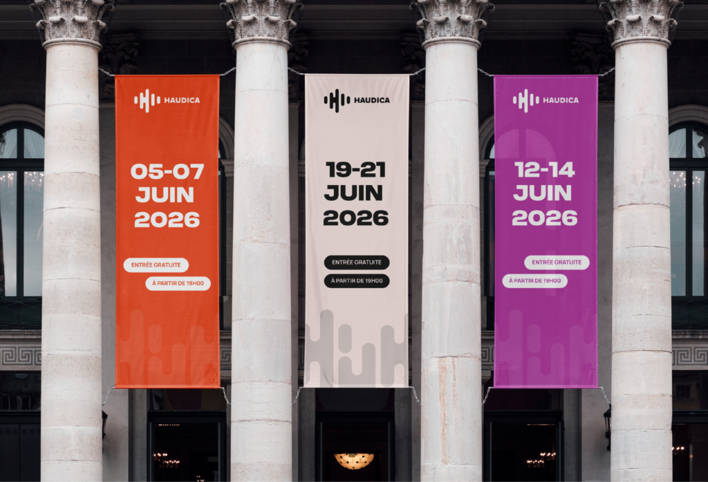 Bâche publicitaire Haudica