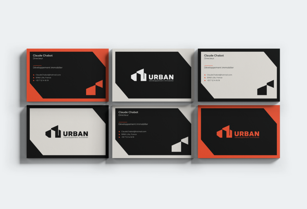 Carte de visite design et élégante - création graphique par OXO Studio