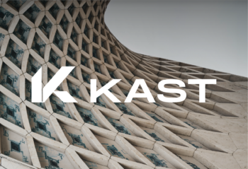 Charte graphique architecture KAST, identité visuelle structurée et immédiatement reconnaissable