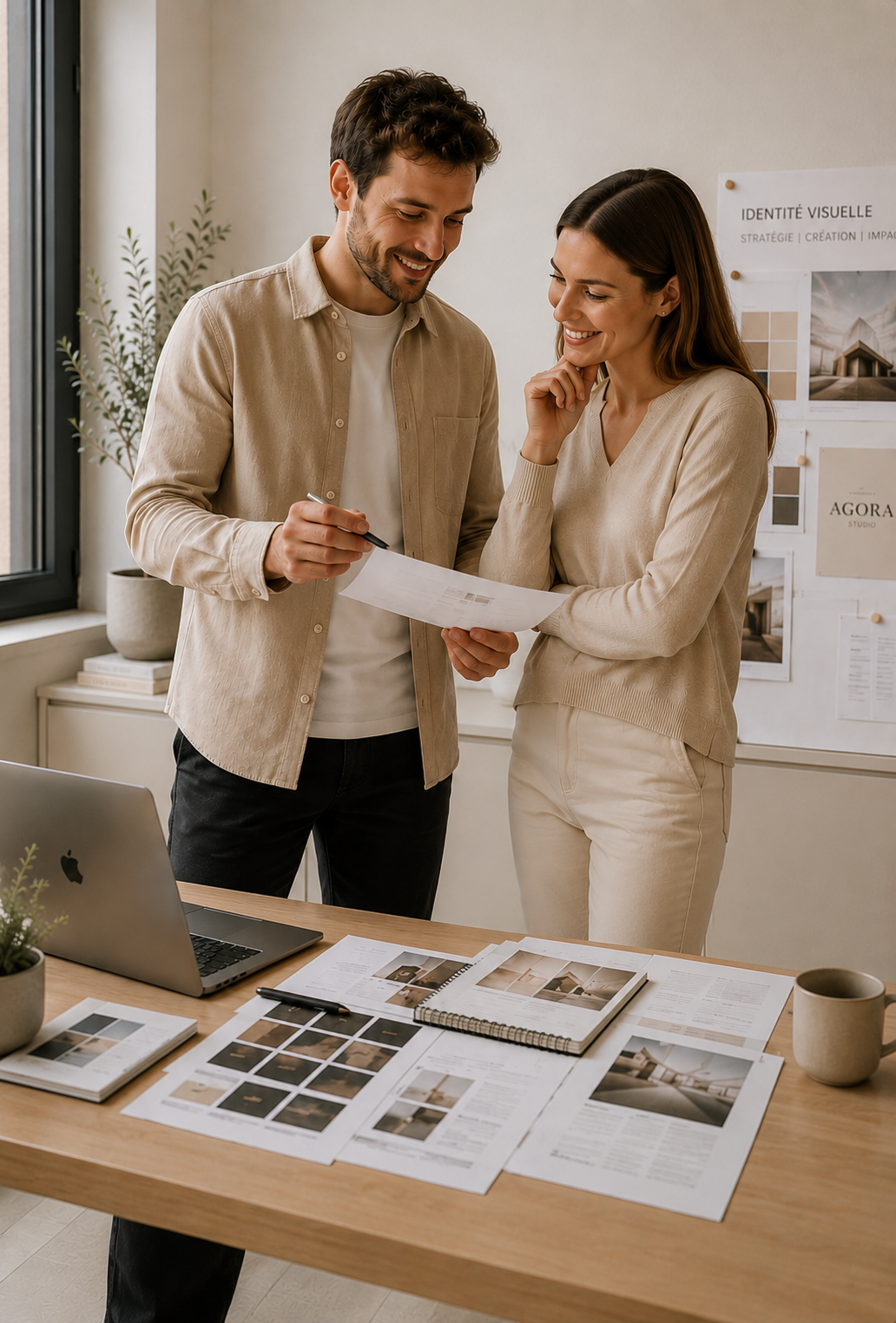 Accompagnement création d'identité de marque et branding stratégique